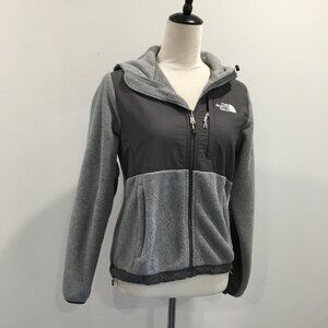 THE NORTH FACE Gray Polartec Warm Fleece Breathable Zip Pockets Hoodie Jacket